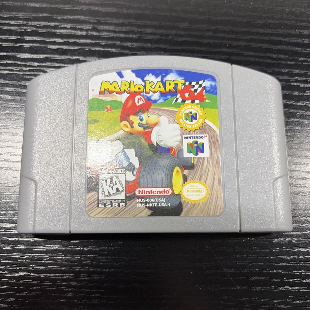 Nintendo Mario Kart 64 - K-A Kids to Adults, NTSC-U/C (Nintendo 64) MINT